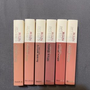 Miss Betty New York Matte Lip Gloss - 10 ml/0.17 fl oz-choose your #